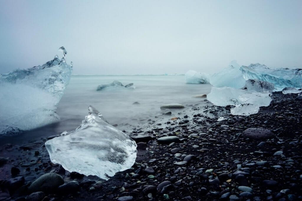 Iceland icey beaches